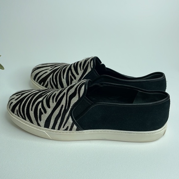 Cole Haan Calf Hair Slip on Shoes Zebra size 10 - Picture 4 of 11